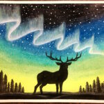 Gallery_pastels-stag-northernlights